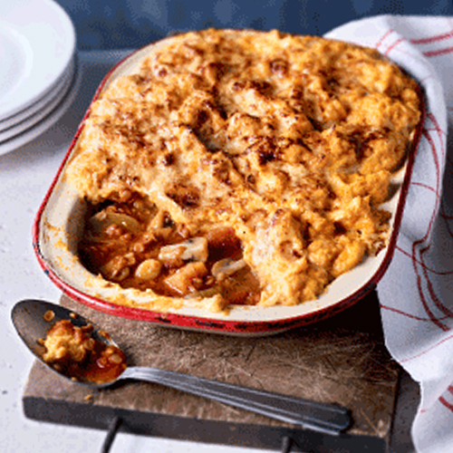 Lentil Cottage Pie with Sweet Potato Mash - Paul Newmans Own